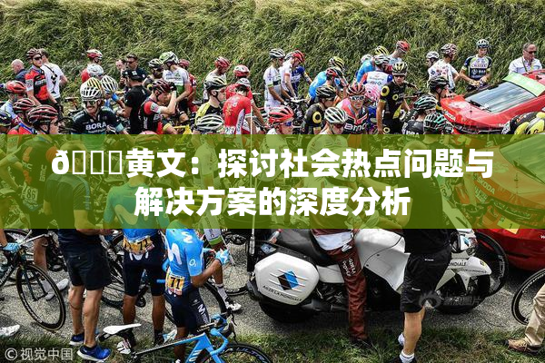 🔞黄文：探讨社会热点问题与解决方案的深度分析