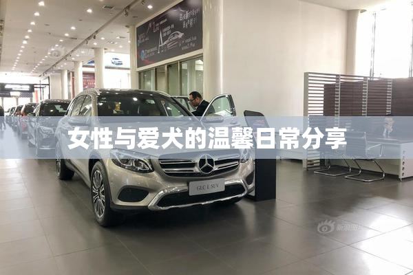女性与爱犬的温馨日常分享