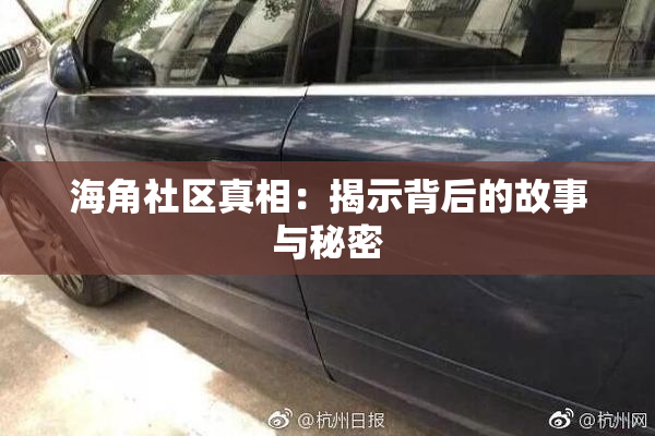海角社区真相：揭示背后的故事与秘密