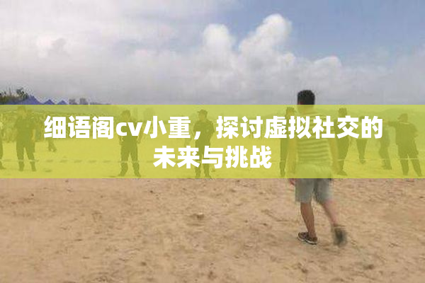 细语阁cv小重，探讨虚拟社交的未来与挑战