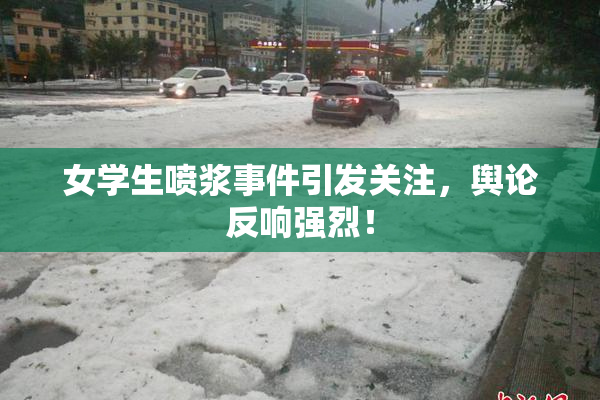 女学生喷浆事件引发关注，舆论反响强烈！