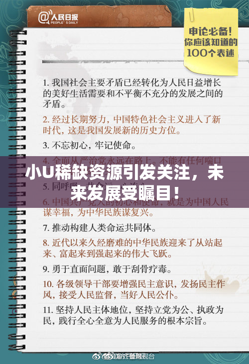 小U稀缺资源引发关注，未来发展受瞩目！