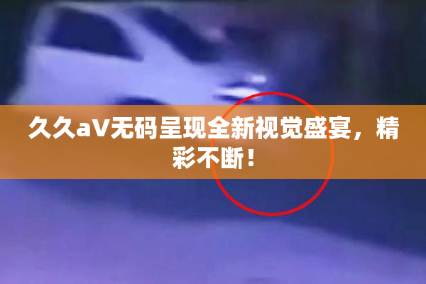 久久aV无码呈现全新视觉盛宴，精彩不断！