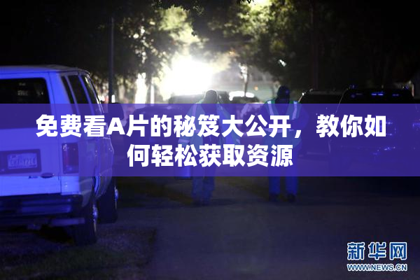 免费看A片的秘笈大公开，教你如何轻松获取资源