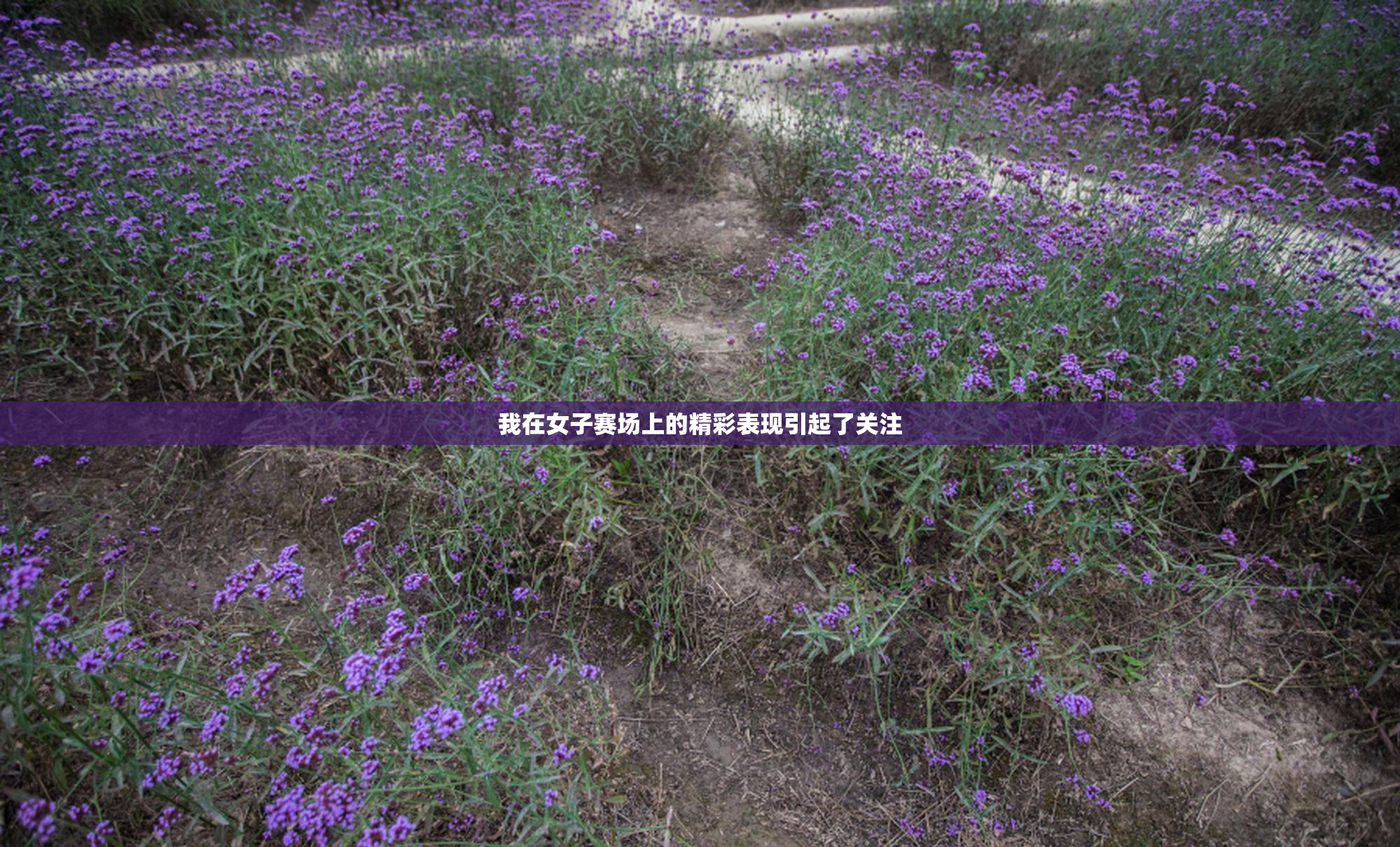 我在女子赛场上的精彩表现引起了关注