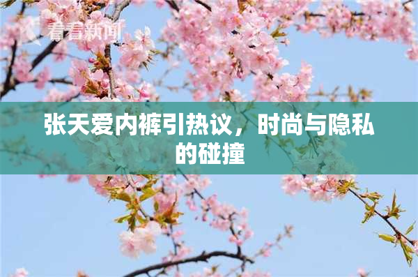 张天爱内裤引热议，时尚与隐私的碰撞