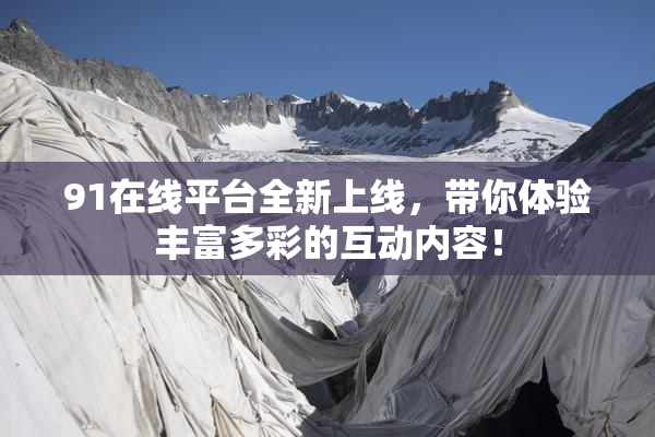 91在线平台全新上线，带你体验丰富多彩的互动内容！