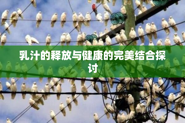 乳汁的释放与健康的完美结合探讨