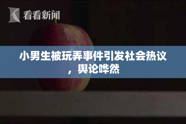 小男生被玩弄事件引发社会热议，舆论哗然