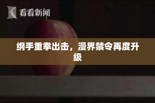 纲手重拳出击，漫界禁令再度升级