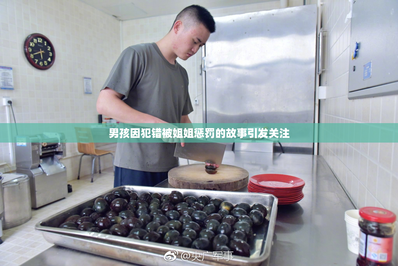 男孩因犯错被姐姐惩罚的故事引发关注