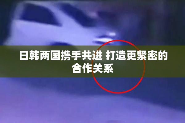 日韩两国携手共进 打造更紧密的合作关系