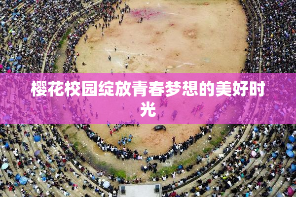 樱花校园绽放青春梦想的美好时光