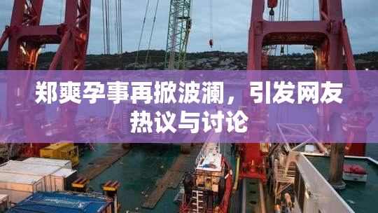 郑爽孕事再掀波澜，引发网友热议与讨论