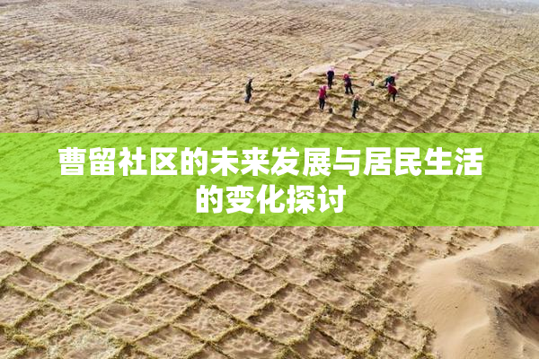曹留社区的未来发展与居民生活的变化探讨