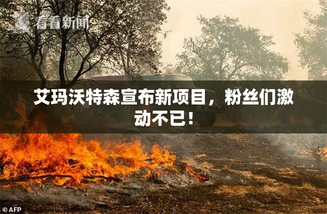 艾玛沃特森宣布新项目，粉丝们激动不已！