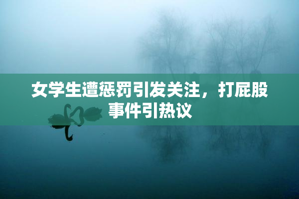女学生遭惩罚引发关注，打屁股事件引热议