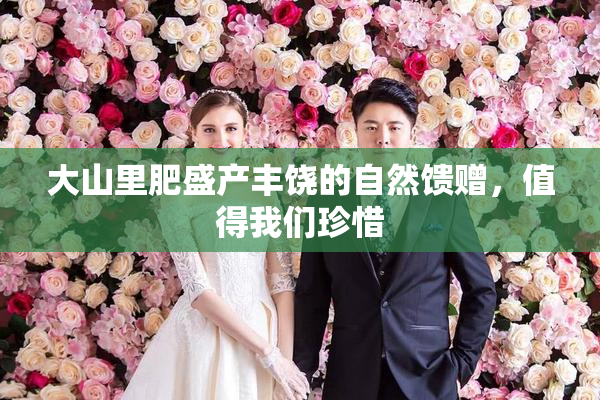 大山里肥盛产丰饶的自然馈赠，值得我们珍惜
