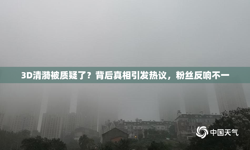 3D清漪被质疑了？背后真相引发热议，粉丝反响不一