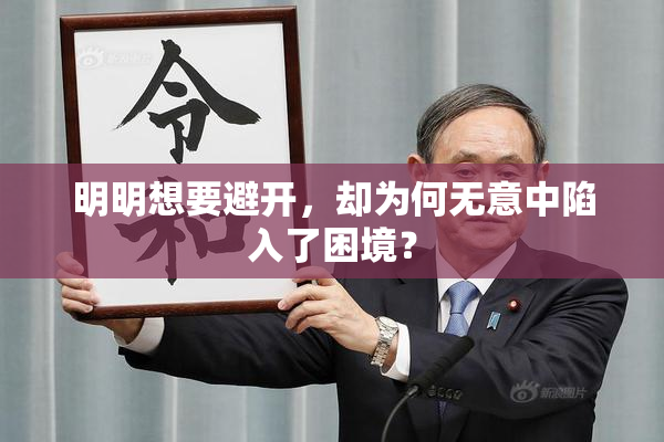 明明想要避开，却为何无意中陷入了困境？