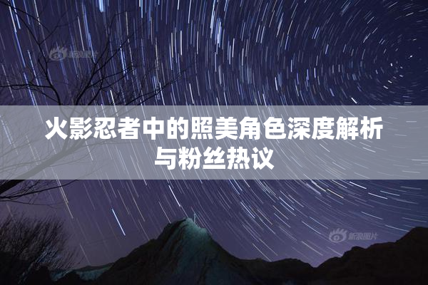 火影忍者中的照美角色深度解析与粉丝热议