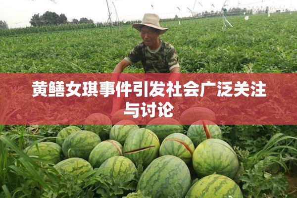黄鳝女琪事件引发社会广泛关注与讨论