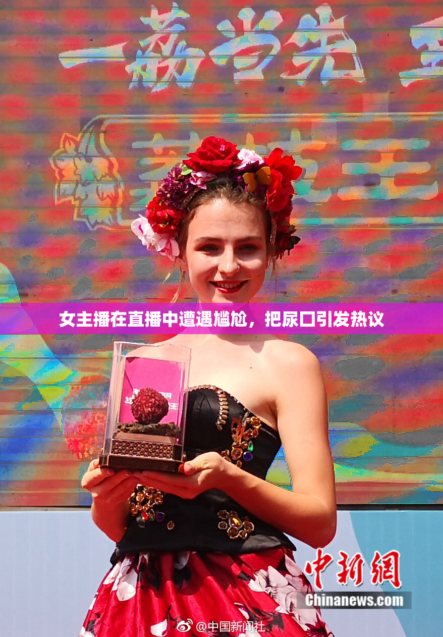 女主播在直播中遭遇尴尬，把尿囗引发热议