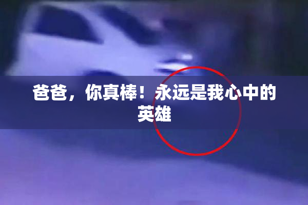 爸爸，你真棒！永远是我心中的英雄