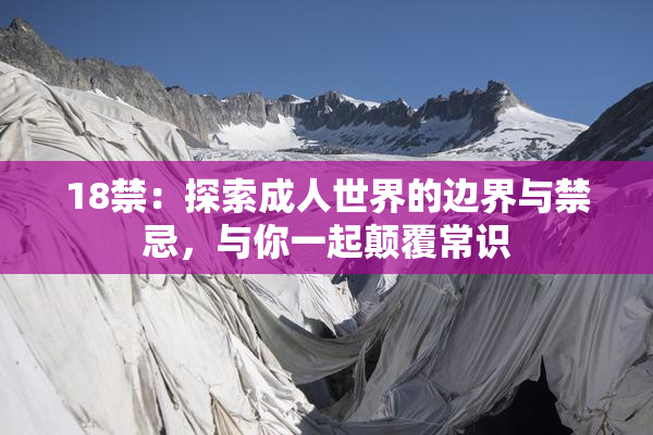 18禁：探索成人世界的边界与禁忌，与你一起颠覆常识