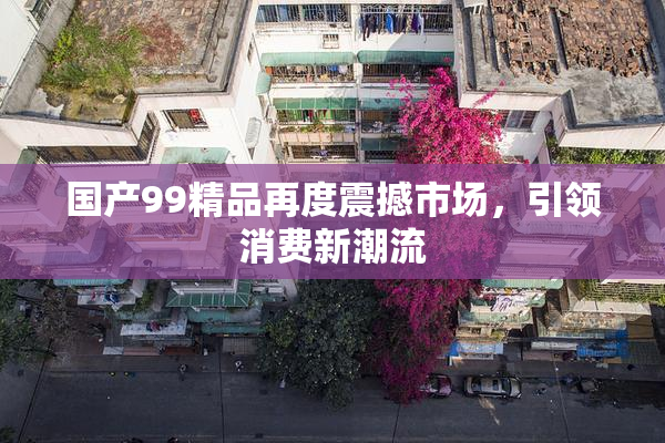 国产99精品再度震撼市场，引领消费新潮流