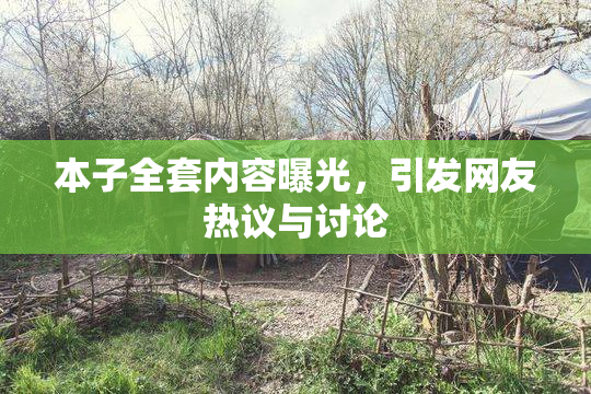 本子全套内容曝光，引发网友热议与讨论