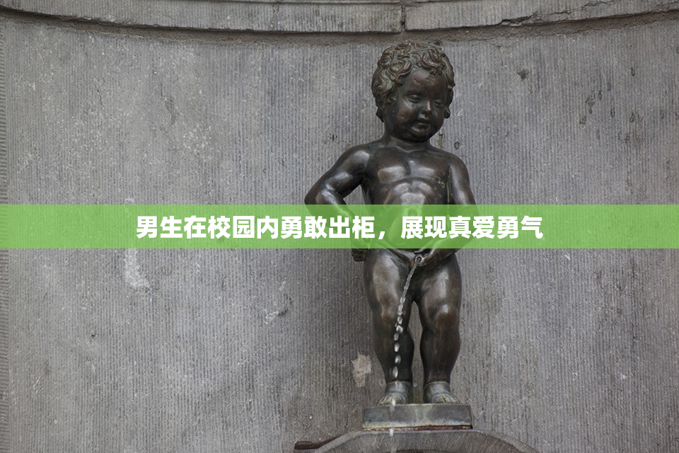 男生在校园内勇敢出柜，展现真爱勇气