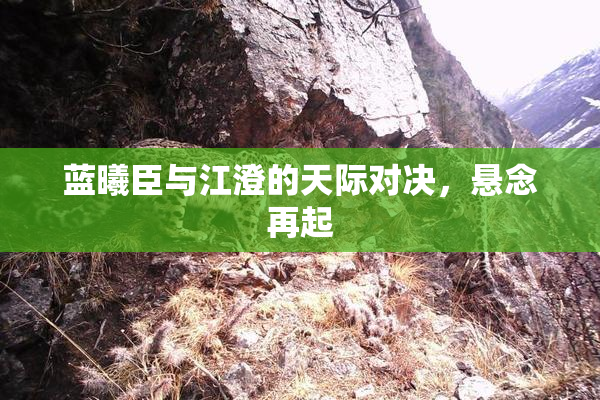 蓝曦臣与江澄的天际对决，悬念再起