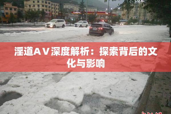 淫道AⅤ深度解析：探索背后的文化与影响