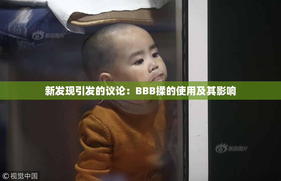 新发现引发的议论：BBB揉的使用及其影响
