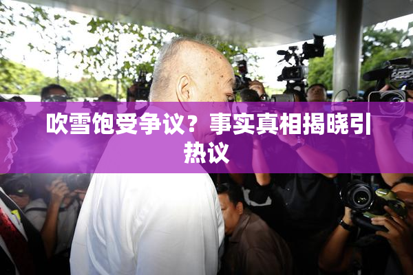 吹雪饱受争议？事实真相揭晓引热议