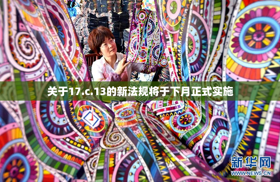 关于17.c.13的新法规将于下月正式实施
