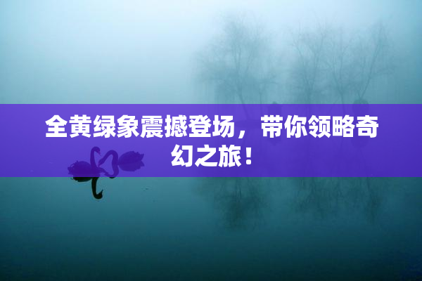 全黄绿象震撼登场，带你领略奇幻之旅！