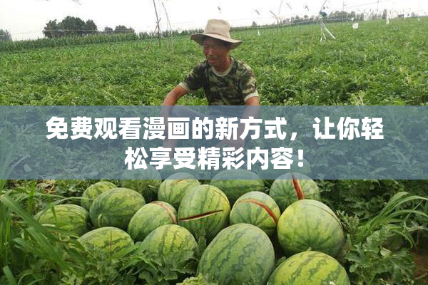 免费观看漫画的新方式，让你轻松享受精彩内容！