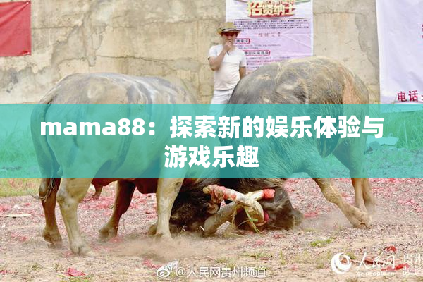 mama88：探索新的娱乐体验与游戏乐趣