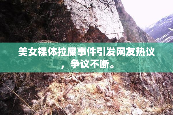 美女裸体拉屎事件引发网友热议，争议不断。