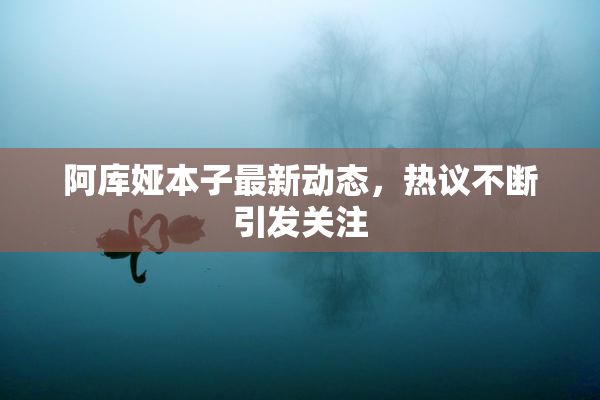 阿库娅本子最新动态，热议不断引发关注