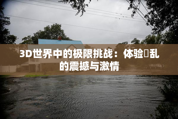 3D世界中的极限挑战：体验婬乱的震撼与激情