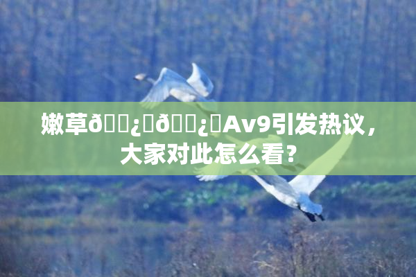 嫩草🌿‌🌿‌Av9引发热议，大家对此怎么看？