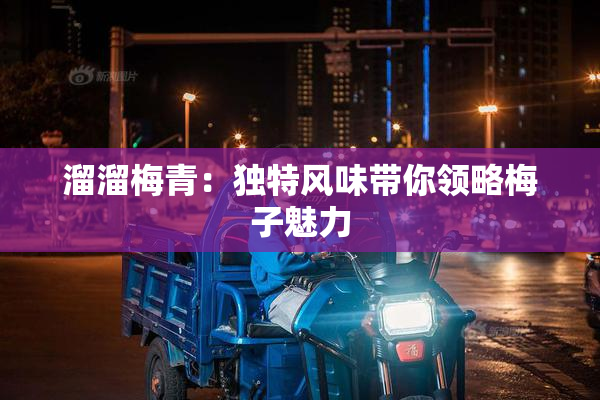溜溜梅青：独特风味带你领略梅子魅力