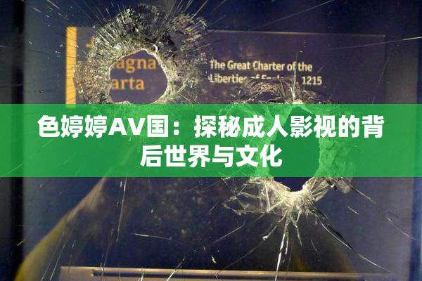 色婷婷AV国：探秘成人影视的背后世界与文化