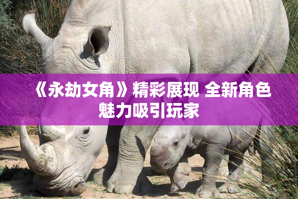 《永劫女角》精彩展现 全新角色魅力吸引玩家