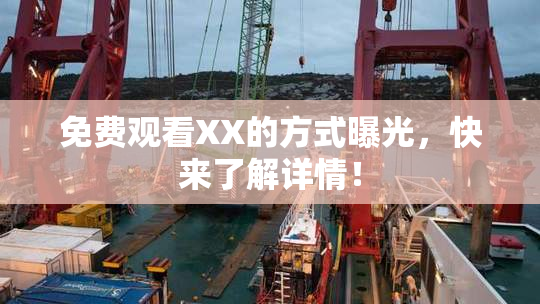 免费观看XX的方式曝光，快来了解详情！