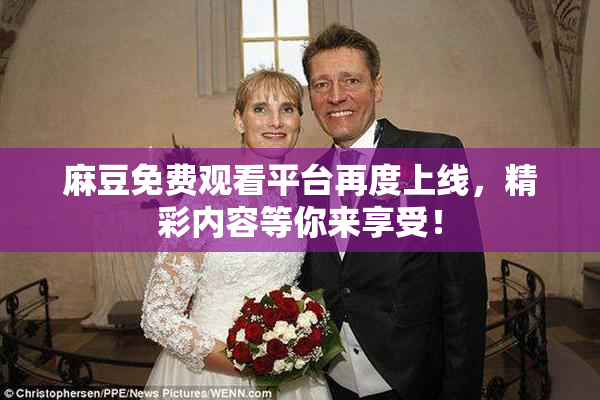 麻豆免费观看平台再度上线，精彩内容等你来享受！