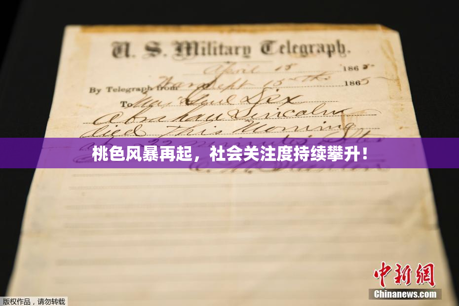 桃色风暴再起，社会关注度持续攀升！